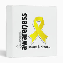 Sarcoma Awareness 5 Vinyl Binder
