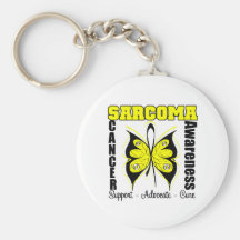 Sarcoma Awareness Butterfly Key Chains