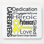 Sarcoma Caregivers Collage mousepads