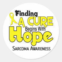 Sarcoma HOPE 5 Stickers