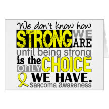Sarcoma How Strong We Are Cards