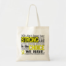 Sarcoma How Strong We Are Tote Bags