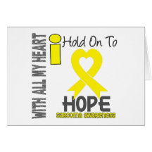 Sarcoma I Hold On To Hope Greeting Cards
