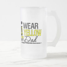 Sarcoma I Wear Yellow Ribbon For My Dad Coffee Mug
