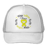 Sarcoma I Wear Yellow Ribbon For My Niece Mesh Hat