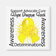 Sarcoma Inspirations Spiral Ribbon Refrigerator Magnet