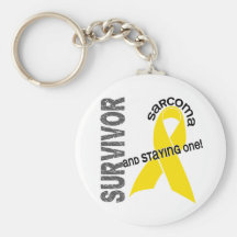 Sarcoma Survivor Keychain