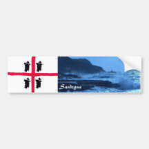 Sardegna Paradise Sticker 2 Bumper Stickers