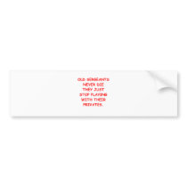 SARGE.png Bumper Stickers