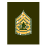 Sargent First Class - Military Patch Postcard