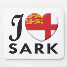Sark Love Mouse Mats