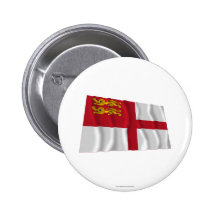 Sark Waving Flag Pinback Buttons