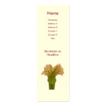 Sarracenia Pitcher Plant Business Card Template