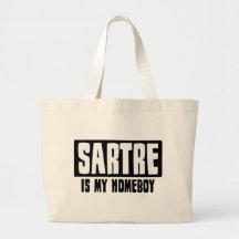 Sartre is my Homeboy Tote Bag