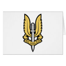 SAS Insignia Greeting Card