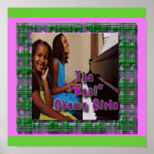 SASHA & MALIA:  THE REAL OBAMA GIRLS POSTER