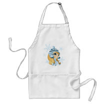 Sasha the Snow Bunny! Apron