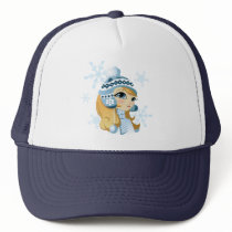 Sasha the Snow Bunny! Trucker Hat
