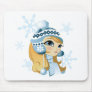 Sasha the Snow Bunny! Mouse Pads