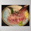 Sashimi 刺身 ... Japanese Food posters