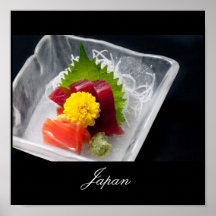 Sashimi in Japan Poster