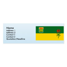 Saskatchewan, Canada Business Card Template