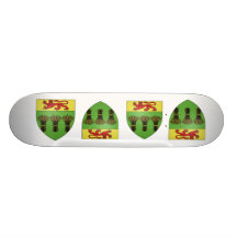 Saskatchewan, Canada Skate Board Deck