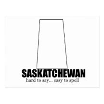 saskatchewan simple drawing, hard to say postcards