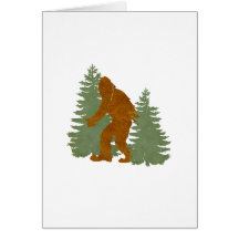 Sasquatch Greeting Cards