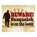 Sasquatch on the Loose posters