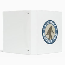 Sasquatch Research Team Vinyl Binder