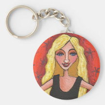 Sassy Blonde - keychain