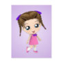 Sassy Chibi Girl Postcard