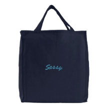 Sassy Embroidered Tote Embroidered Bag