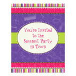 Sassy Girl Birthday Party Invitation