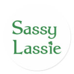 Sassy Lassie Sticker