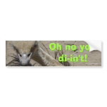 Sassy ostrich bumper sticker bumper stickers