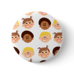 Sassy Retro Kiddos Button