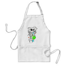 Sassy skeleton series aprons