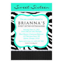 Sassy Sweet Sixteen Invite