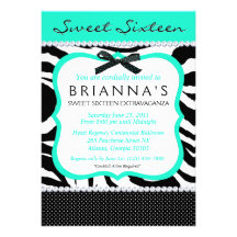 Sassy Sweet Sixteen Invite