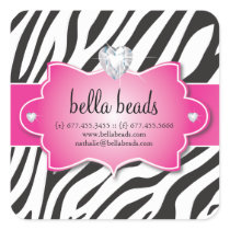 Sassy Zebra Jewellery Designer Stickers