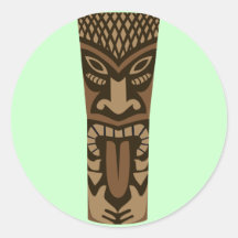 SassyTiki God Round Sticker