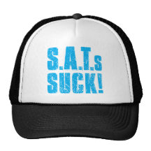 SAT s SUCK - cyan Hats