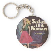 satan is a woman! key chains