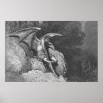 Satan Thinking Poster