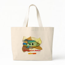 Satanoperca daemon canvas bag