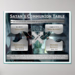 Satan's Communion Table Poster