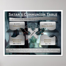 Satan's Communion Table Print