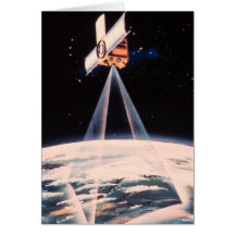 Satellite Triangulation Greeting Cards